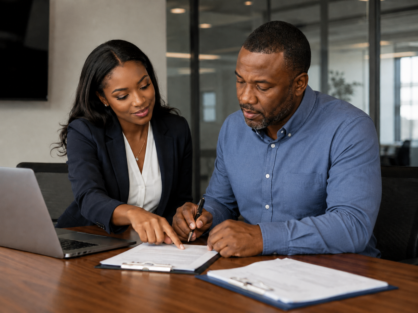 Workforce advisor supporting paperwork review